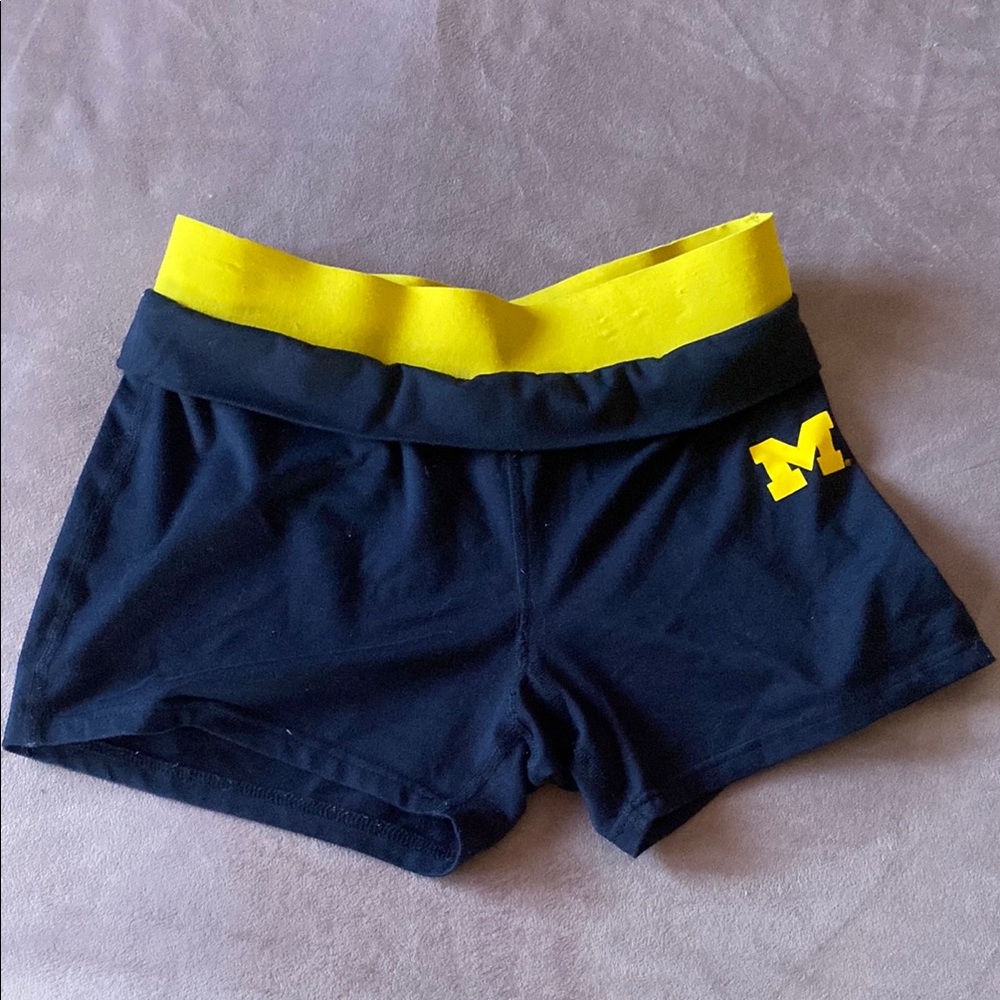 UMich Mini Shorts